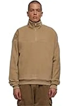 Urban classics Heren sweatshirt Basic Polar Fleece Troyer S, , S
