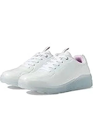 Skechers Street Girls sneakers, wit synthetisch/zilver trim, 43 EU, , 43 EU