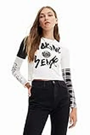 Desigual T-shirt voor dames met lange mouwen, , S