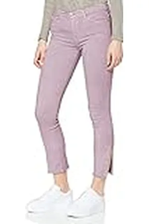 7 for all Mankind Dames Hw Skinny Crop Casual Broek, Violet, 26W
