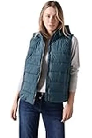 CECIL Dames B220251 Gevoerd vest, Dull Teal Blue, S, , S