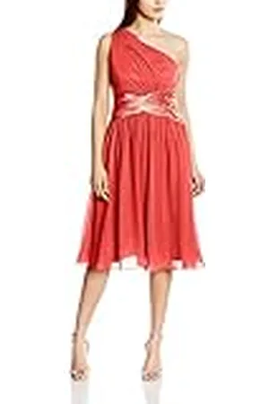 Astrapahl Cocktailjurk voor dames, one shoulder, knielang, , 34 NL