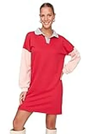 Trendyol Mini shirt voor dames, regular dress jurk, , L
