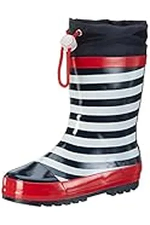 Playshoes Unisex Kids Regenlaarzen Maritieme Botas Goma de Caucho Natural, , 7.5 UK Child