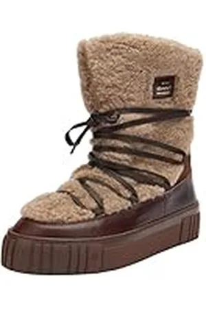 GANT FOOTWEAR SNOWMONT halflange laarzen voor dames, taupe/donkerbruin, 42 EU