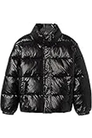 NAME IT Meisjes NKFMONNA Puffer Jacket Jacket, Black, 128, , 128 cm