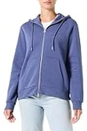GANT REG Tonal Shield Zip Hoodie, Marineblauw (Dusty Navy), M