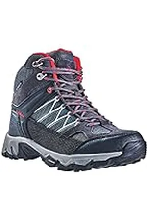 Black Crevice Trekkingschoenen voor dames, High Cut trekkingschoenen, waterdichte wandelschoenen, hoogwaardige sportieve outdoorschoenen, gevoerde wandelschoenen voor dames met uitstekende demping