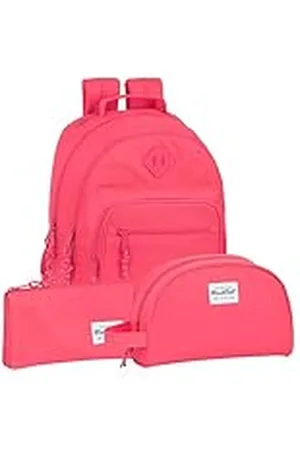 Safta BLACKFIT8 Blackfit8 aardbeienrugzak, etui en make-uptas - rugzak, etui en toilettas, uniek design, officiële licentie BLACKFIT8, Meerkleurig, ST, Klassiek