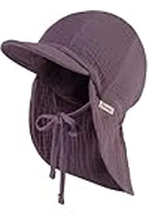 Sterntaler Meisjespet met nekbescherming, mousseline met bindband, , 47