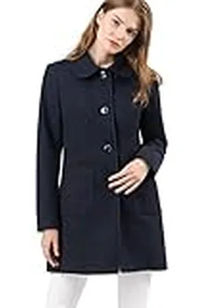 Allegra K Dames Turn Down Kraag Enkele Breasted Winter Outwear Trenchcoat, , M