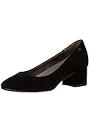 Tamaris Comfort Dames 8-82302-41 comfortabele extra brede comfortabele schoen klassieke alledaagse schoenen zakelijke pumps, zwart, 36 EU Breed