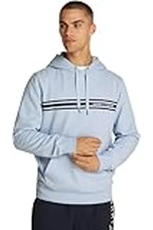 Tommy Hilfiger Heren CENTRALE BORST STREEP HOODY MW0MW38332 Pullover Hoodie, Blauw, L, , L