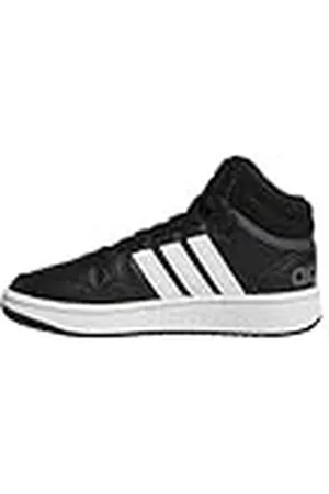 adidas Hoops Mid 3.0 K, sneakers, Core Black/Ftwr White/Grey Six, 40 EU