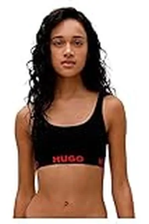 HUGO BOSS Dames Sporty Logo Bralette, , M