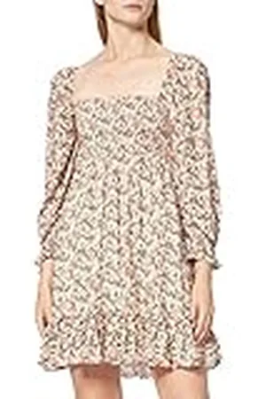 NA-KD Dames Smocked Borst Mini Jurk Casual