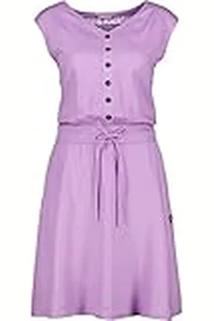 alife kickin ALIFE and Kickin ScarlettAK A mouwloze zomerjurk voor dames, Digital Lavender, L