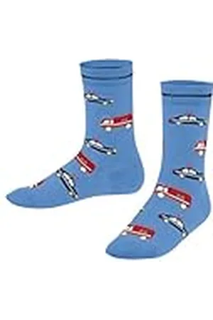 Falke Uniseks-kind Sokken Police and Fire Cars K So katoen gedessineerd 1 paar, , 31-34
