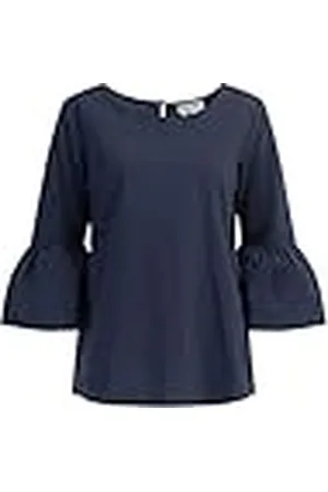Risa Dames katoenen blouse 25326390, marine, S, , S