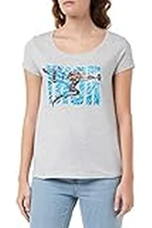 Marvel WOTLATMTS006 T-shirt voor dames, grijs, XXL, , XXL