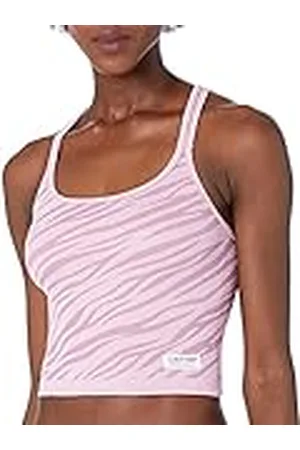 Calvin Klein Calvin Klein Thick Rib Seamless Crop Top Sportbeha voor dames, , M