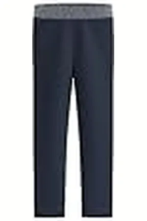 QS by s.Oliver Junior meisjeslegging met glitterband Blue 92, , 92 cm