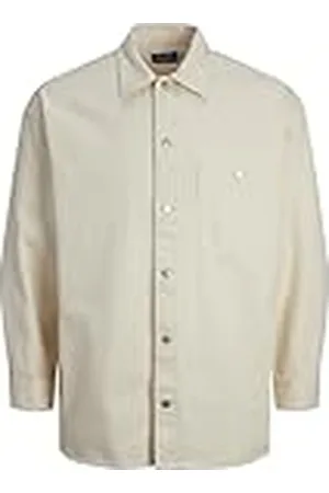 JACK & JONES JORSANTORINI Denim Overshirt LS, , M