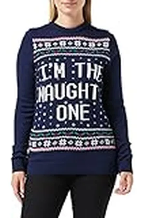 FM London Dames Novelty Christmas Pullover