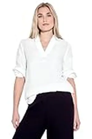 CECIL Linen_Solid Long Blouse voor dames, , L