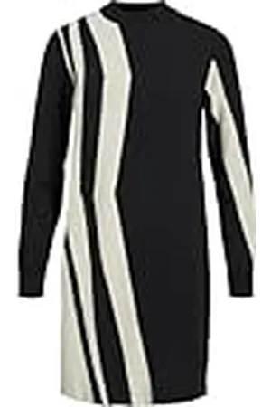 Object Dames Objray L/S Knit Dress AOP Noos gebreide jurk, , XS