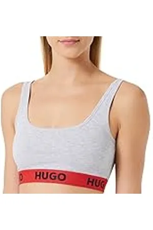 HUGO BOSS Dames Sporty Logo Bralette, , L