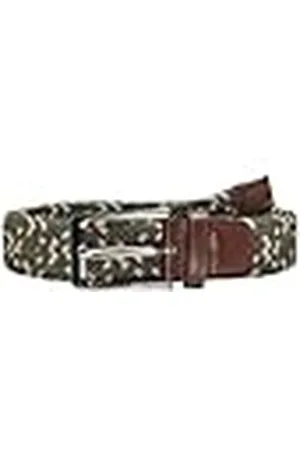 Only & Sons Heren ONSLINUS Braided Multi Belt Riem, Olive Night, 85, , 85