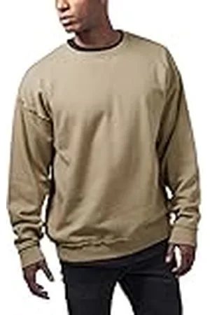 Urban classics Crew Oversized Open Edge Sweatshirt voor heren, , S