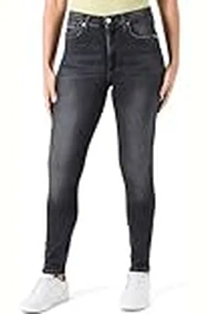 Calvin Klein Jeans Dames HIGH Rise Skinny J20J224493 Skinny, Denim (Denim Black), 27W/34L, , 27W / 34L
