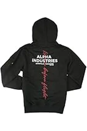 Alpha Industries Signature BP Hoody voor heren Black XL