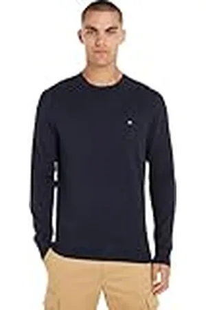 Tommy Hilfiger Gebreide trui met ronde hals voor heren, , XS