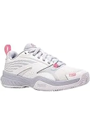 K-Swiss Performance Speedex Padel tennisschoen voor dames, wit/Arctic Ice/Neon Pink, 39 EU, , 39 EU