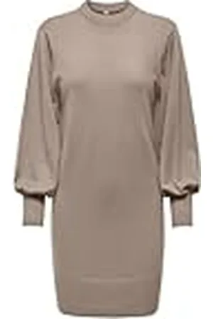 ONLY Dames Onllabelle Life L/S Dress KNT Noos jurk, , M