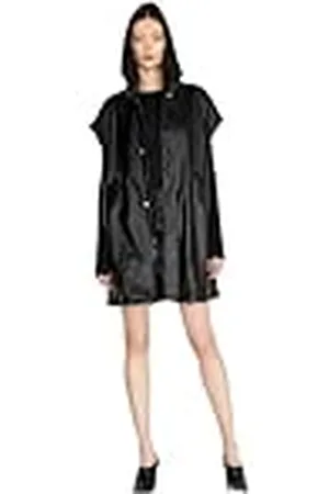 Sisley Dames Heavy Jacket 28WPLN020 Parka, Zwart 100, 34, , 34