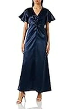 VILA Dames Visittas V-hals S/S Maxi Dress-Noos jurk, , 38