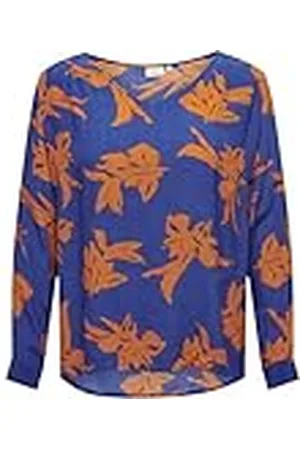 ONLY Cardagny Life Ls Top AOP Damesblouse met lange mouwen, , 46 NL