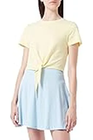 ONLY Dames Onlmay S/S Short Knot Top JRS T-shirt, , M