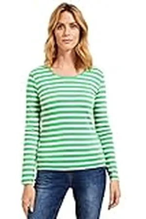 CECIL Dames B318791 shirt met lange mouwen, , XS, , XS