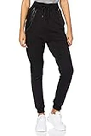 Urban classics Herenbroek Side Zip Leather Pocket Sweatpants, , S