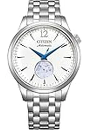 Citizen NH9131-73A Analoog automatisch herenhorloge met roestvrijstalen armband, , Eén maat, armband