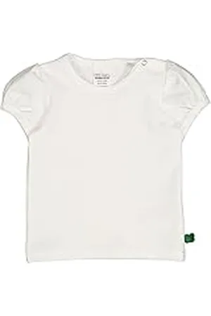 Green Cotton Baby-meisje Alfa Puff S/S T-shirt, , 98 cm