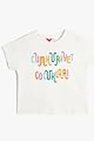 Koton Babygirls T-shirt met korte mouwen en ronde hals, katoen, , 9-12 Maanden