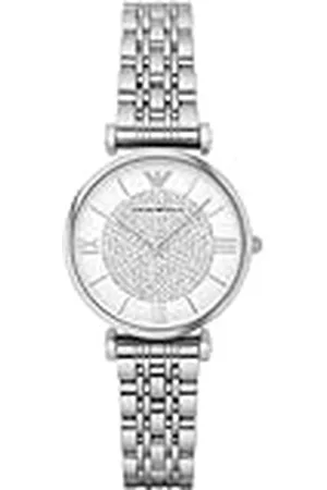 Emporio Armani Dames tweehands roestvrijstalen horloge