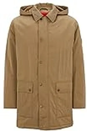 HUGO BOSS Marico2331 Waterafstotende autojas voor heren, met afneembare capuchon, , 50