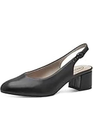 Tamaris 8-89500-42 pumps voor dames, zwart nappa, 38 EU breed, , 38 EU Breed